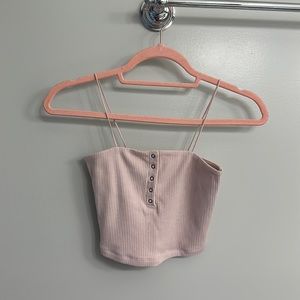 aeropostale pink seriously soft bungee cami